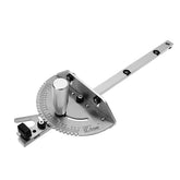 0-90 Grad 450 mm Gehrungslehre Sägelineal für Tischkreissäge Router Holzbearbeitungswerkzeug